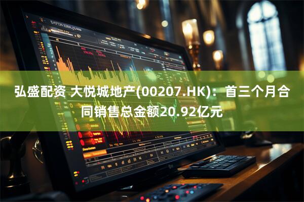 弘盛配资 大悦城地产(00207.HK)：首三个月合同销售总金额20.92亿元