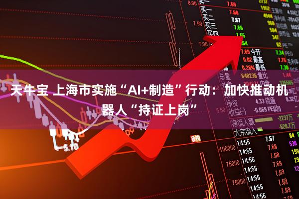 天牛宝 上海市实施“AI+制造”行动：加快推动机器人“持证上岗”